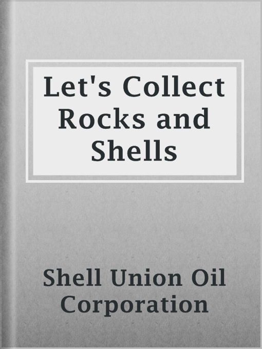 Cover image for Let's Collect Rocks and Shells